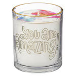 You Are Amazing Driftwood and Sea Salt Scented Candle