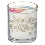 You Are Amazing Driftwood and Sea Salt Scented Candle