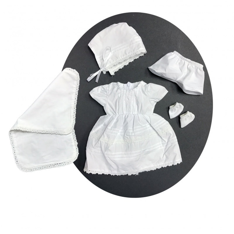 Baby Jesus White Gown Set - 12" Baby Jesus