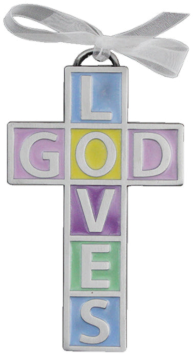 God Loves Crib Cross