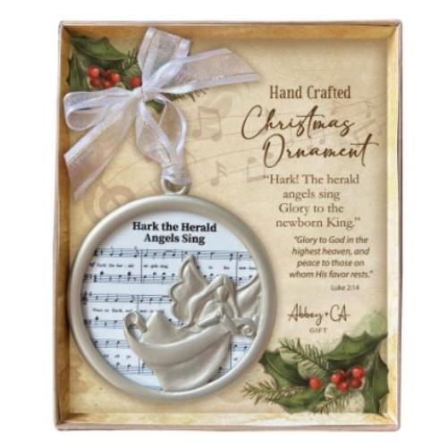 Hark the Herald Sheet Music Ornament