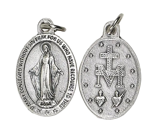 1" Miraculous Medal Premium Double Sided Medal