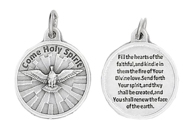 .75" Holy Spirit - 3/4 inch Double Sided Round Medal