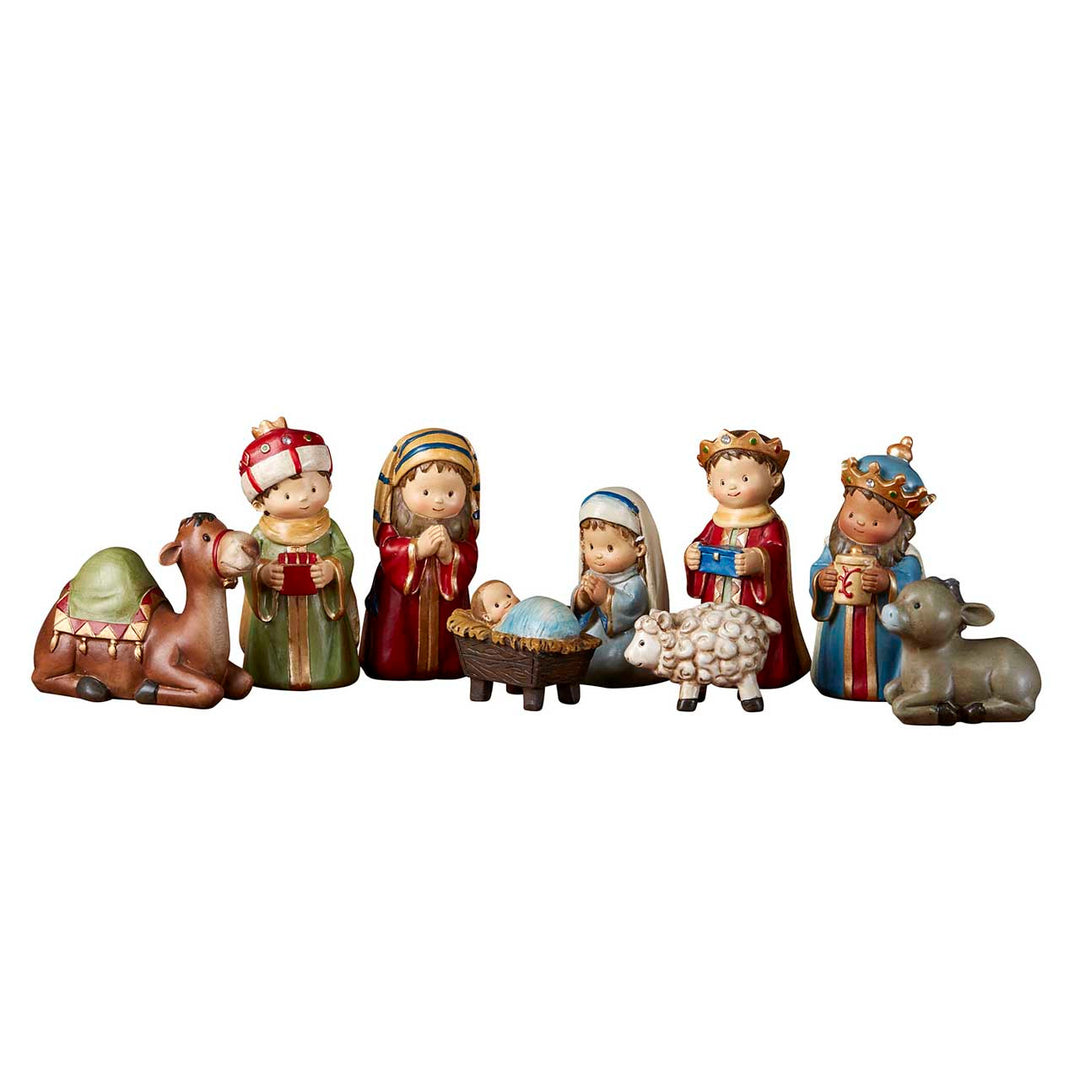 9 Piece Children's Christmas Pageant Nativity Set