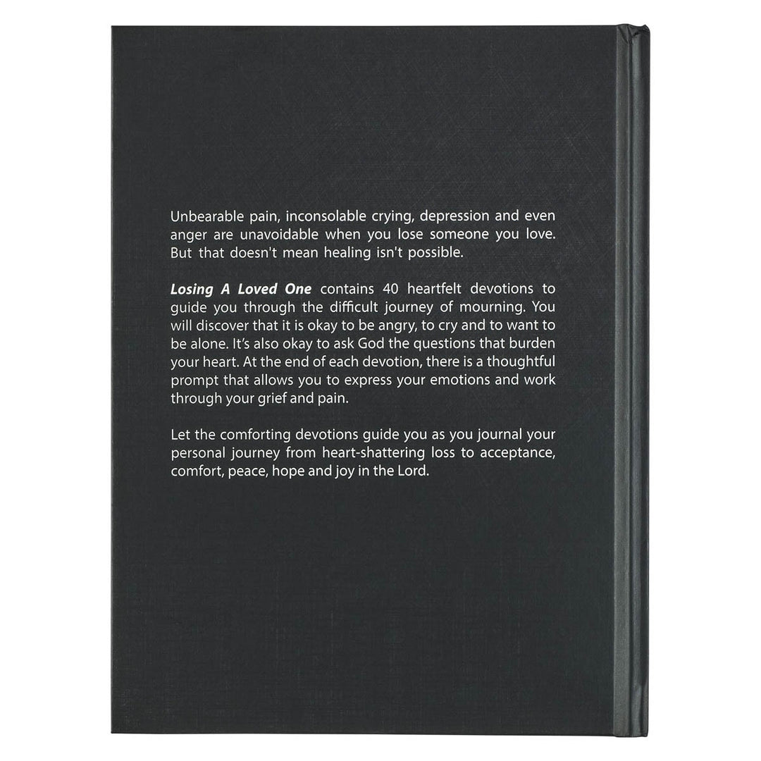 Losing a Loved One Black Hardcover Devotional