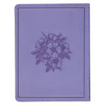 Trusting in God Lavender Faux Leather Devotional