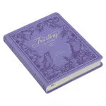 Trusting in God Lavender Faux Leather Devotional
