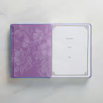 Trusting in God Lavender Faux Leather Devotional
