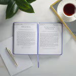 Trusting in God Lavender Faux Leather Devotional