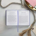 Trusting in God Lavender Faux Leather Devotional