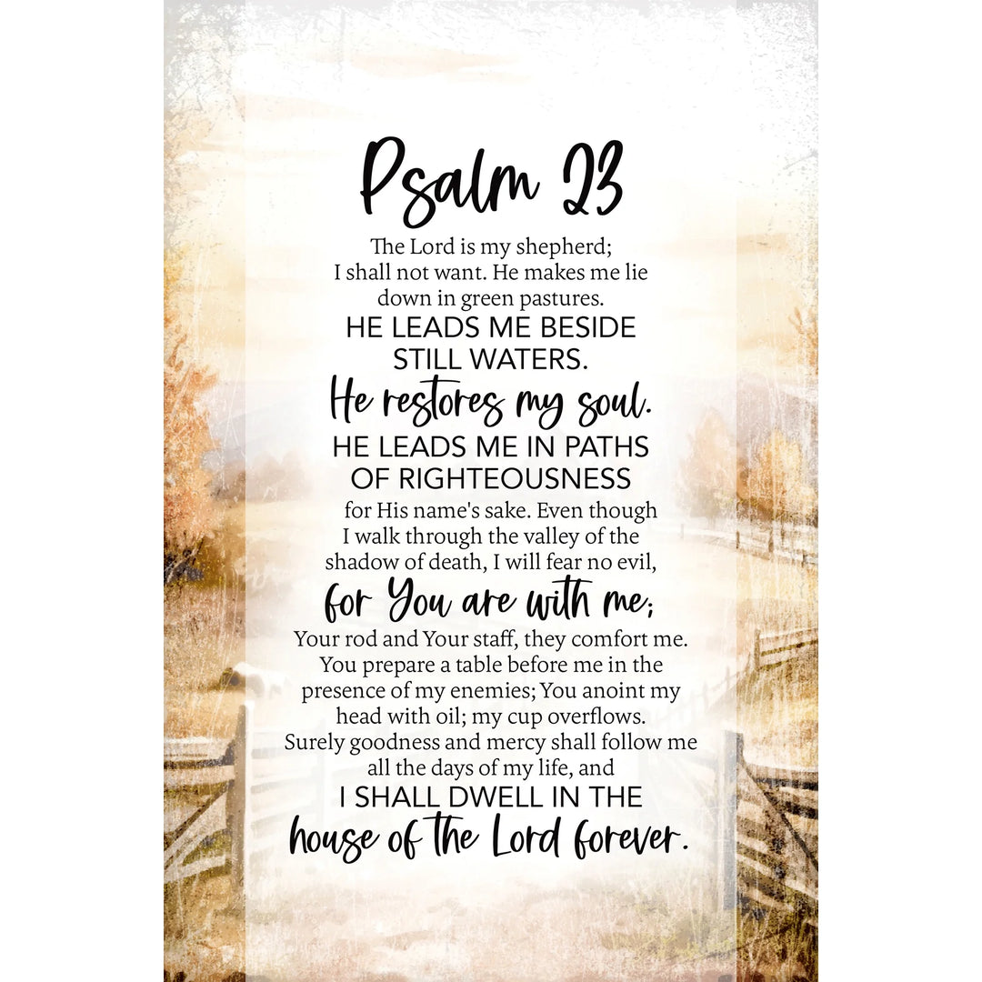 Psalm 23 Plaque
