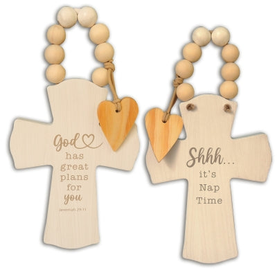 "Shhh it's nap time"- God Has Great Plans Door Hanger