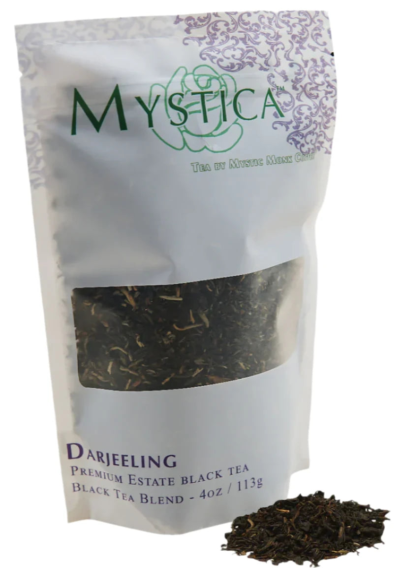 Mystic Monk Mystica Darjeeling Tea - 4oz Bag