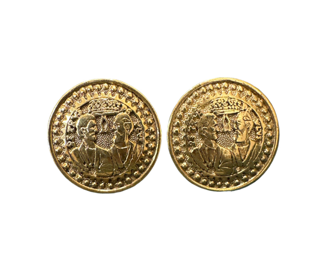 St. Mark and Paul Gold Cufflinks