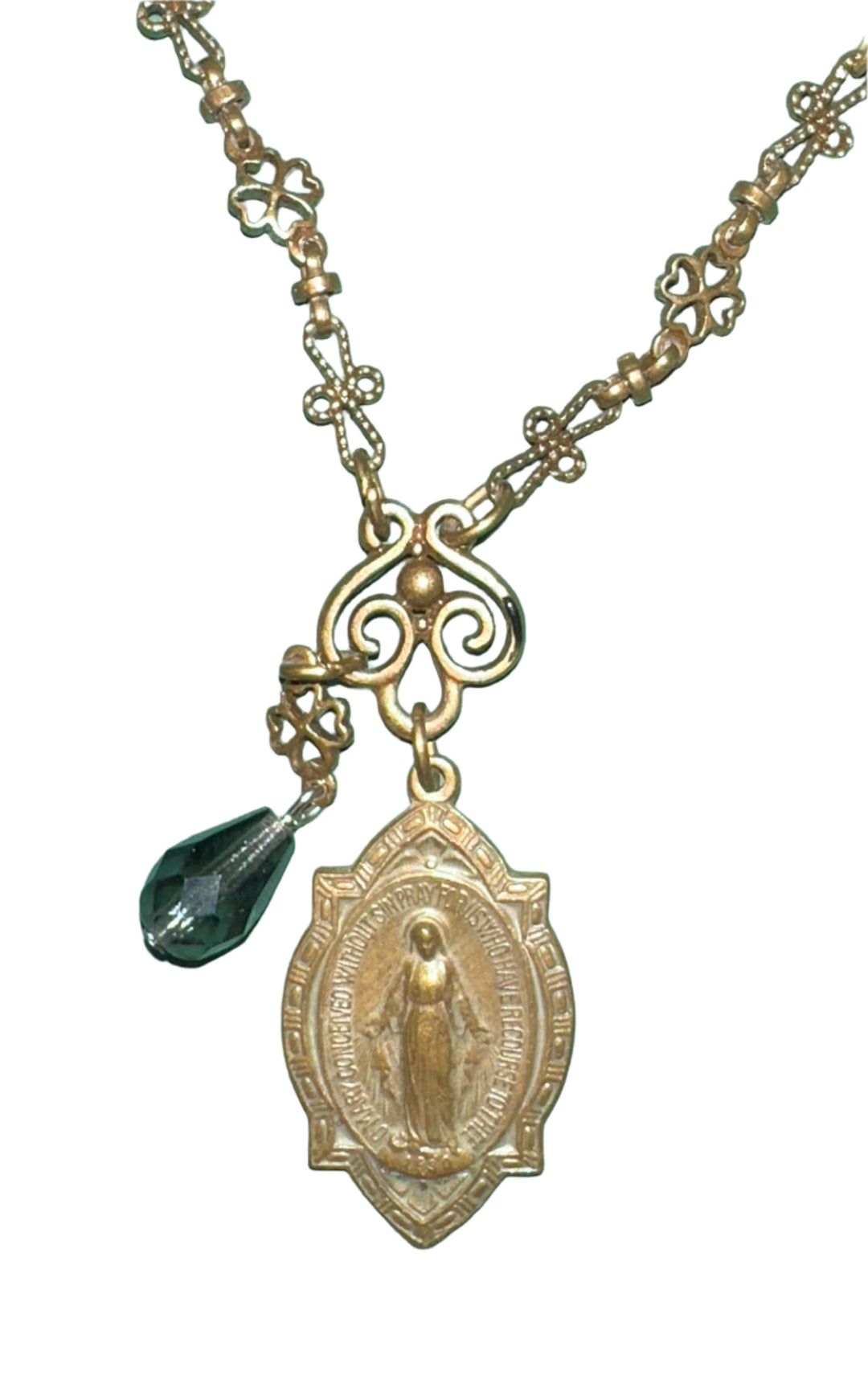 Our Lady of Guadalupe Bronze Necklace