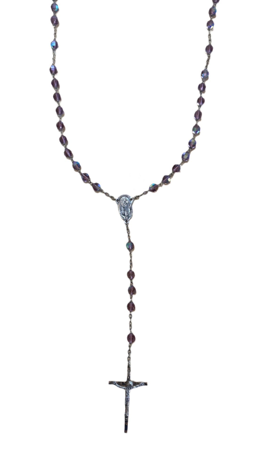 Tincut Amethyst Aurora Borealis Rosary