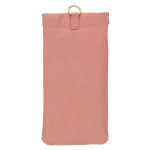 Amazing Grace Cream and Coral Floral Faux Leather Double Eyeglass Case