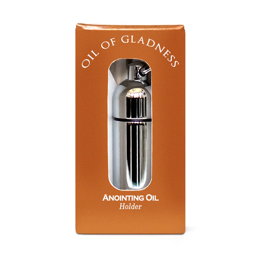 Anointing Oil Holder - Silver Tone