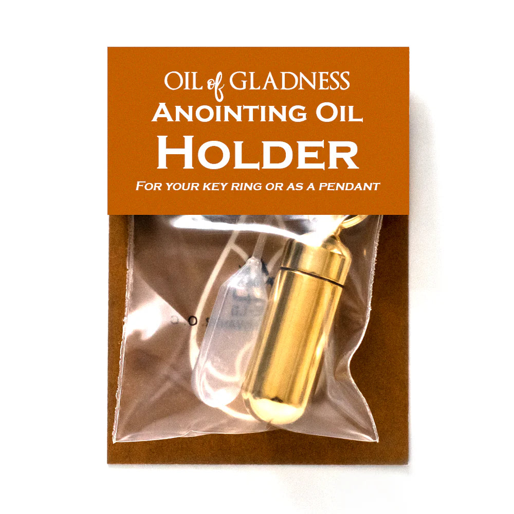 Anointing Oil Holder - Gold Tone (Bagged)