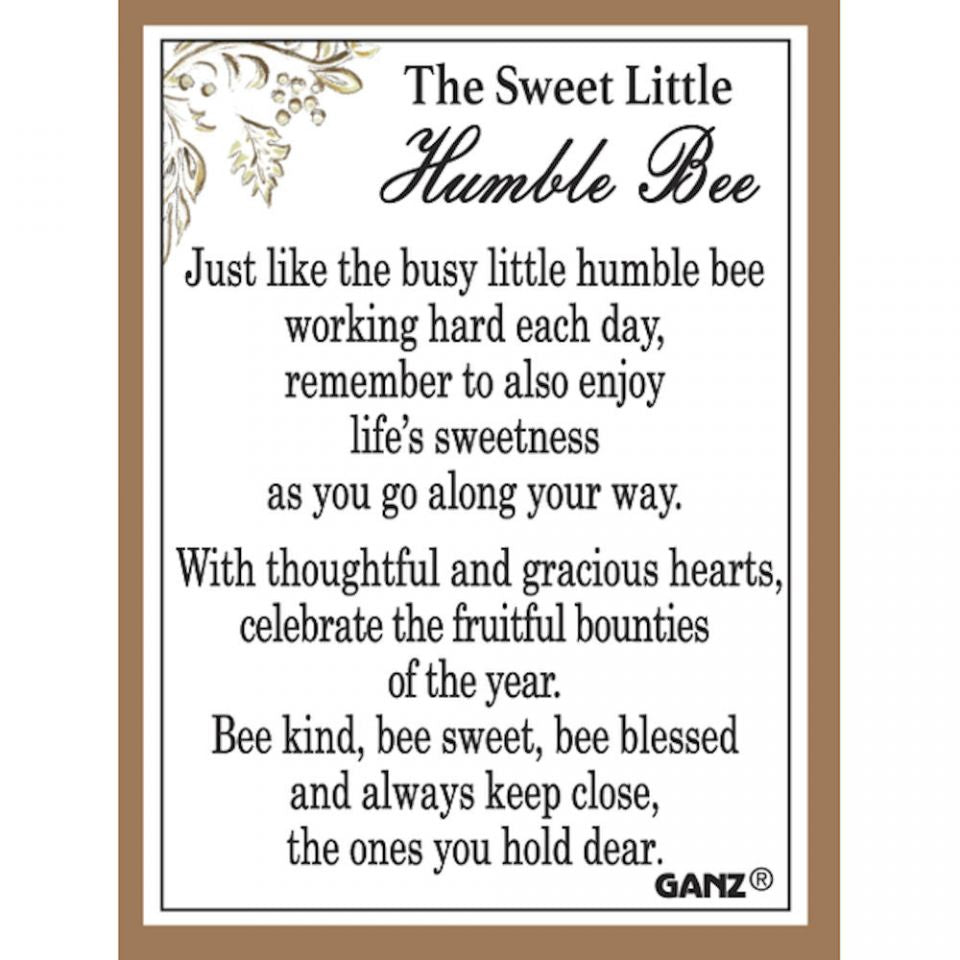 Sweet Little Humble Bee Charm