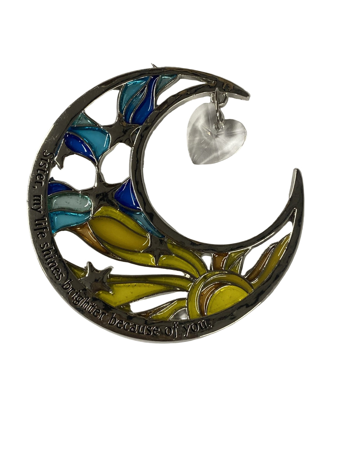 3" Love U to the Moon and Back Ornaments