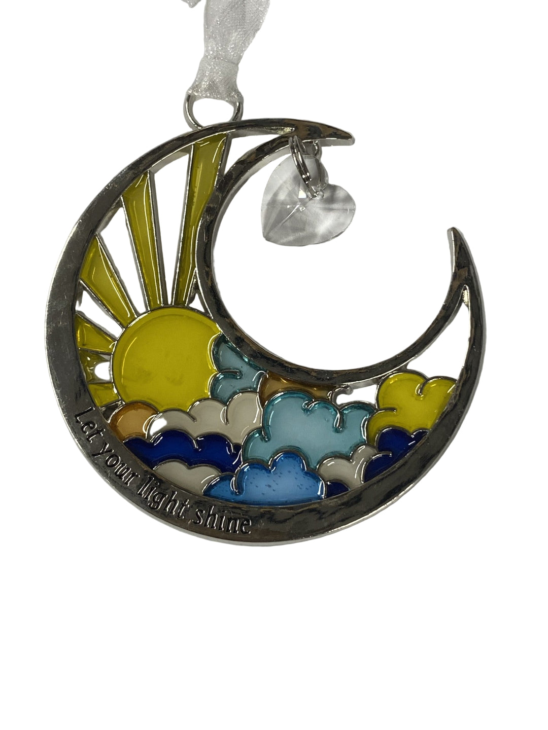 3" Love U to the Moon and Back Ornaments