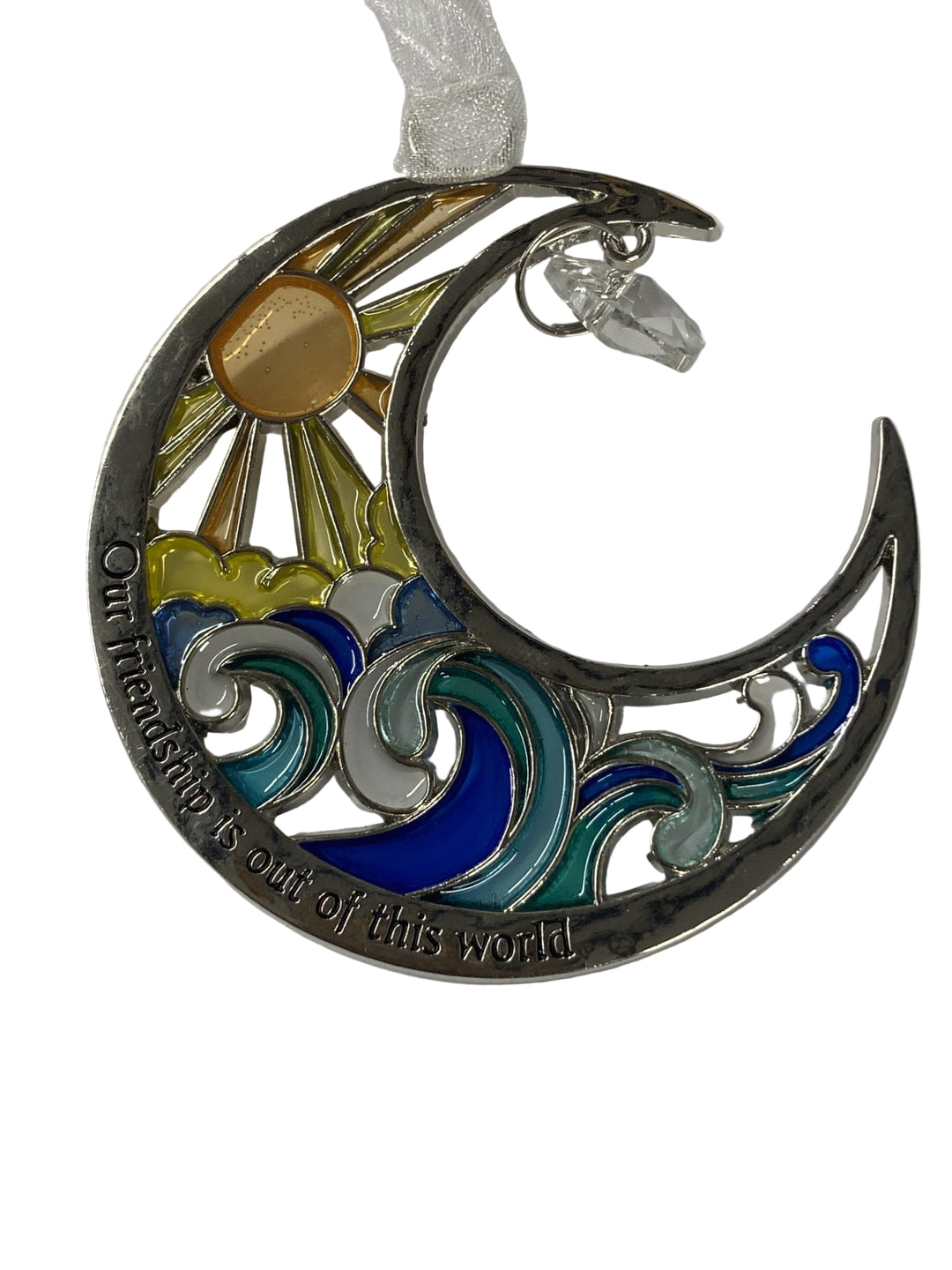 3" Love U to the Moon and Back Ornaments