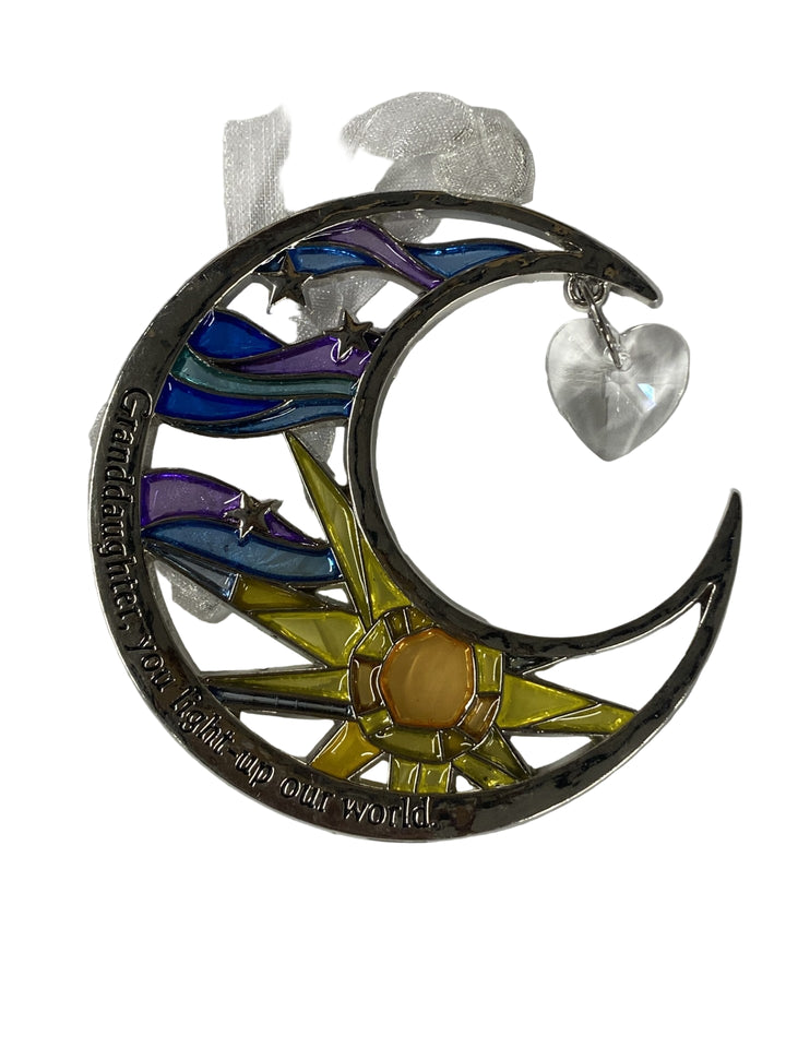 3" Love U to the Moon and Back Ornaments