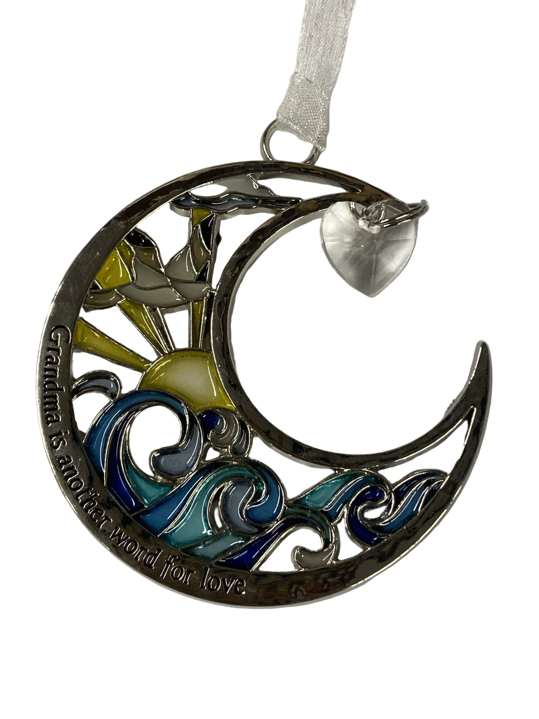 3" Love U to the Moon and Back Ornaments