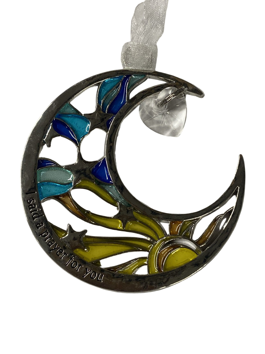 3" Love U to the Moon and Back Ornaments