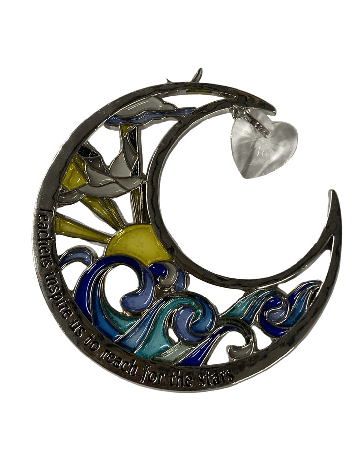 3" Love U to the Moon and Back Ornaments