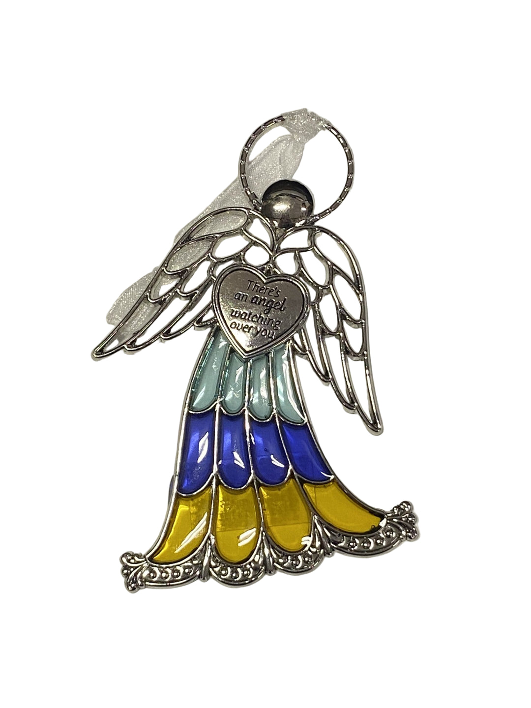 4" Stained Glass Angel Ornaments