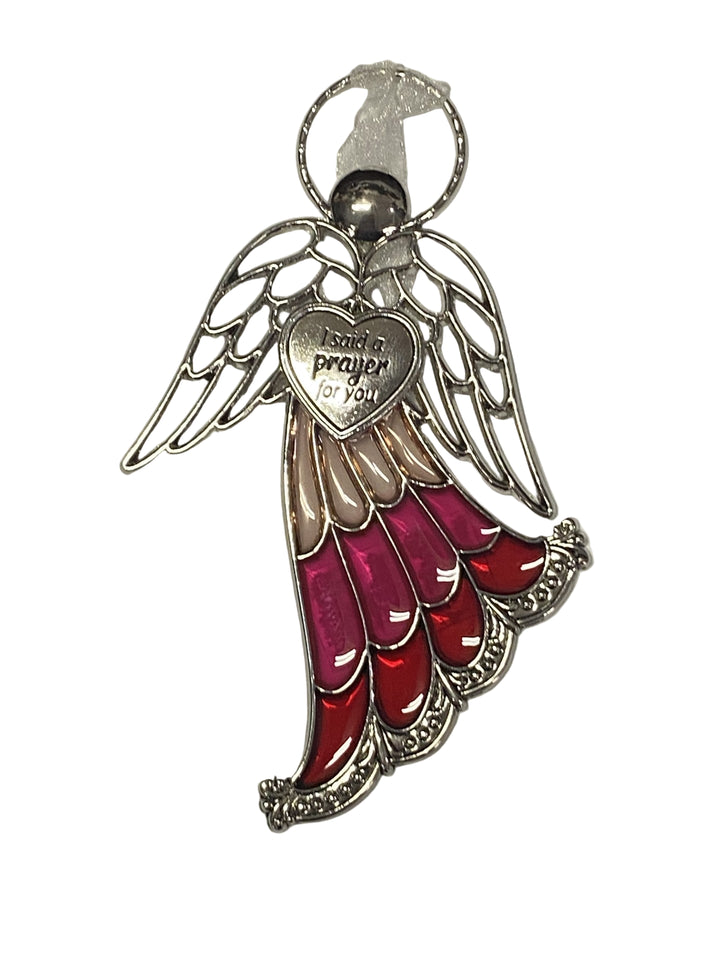 4" Stained Glass Angel Ornaments