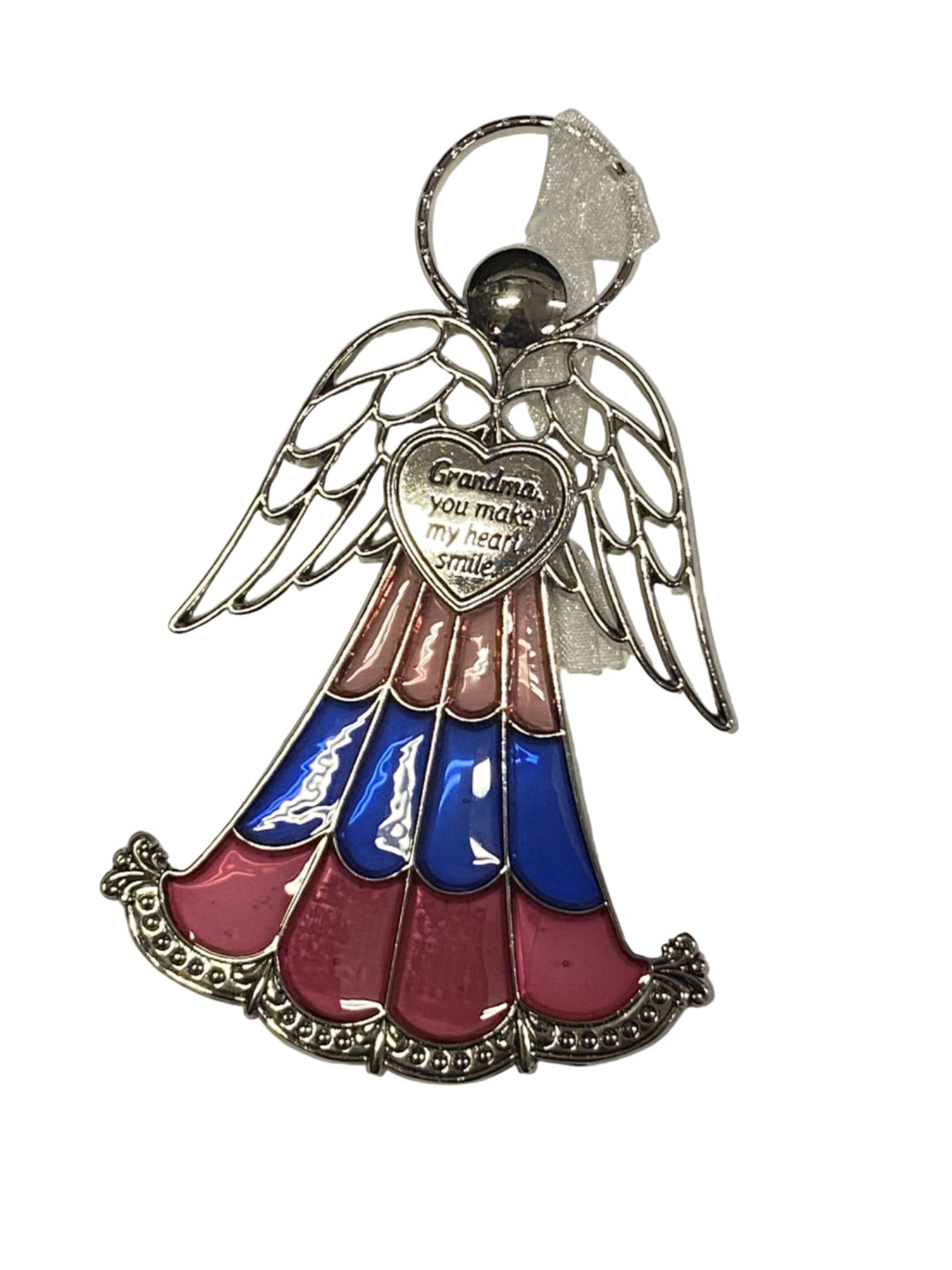 4" Stained Glass Angel Ornaments