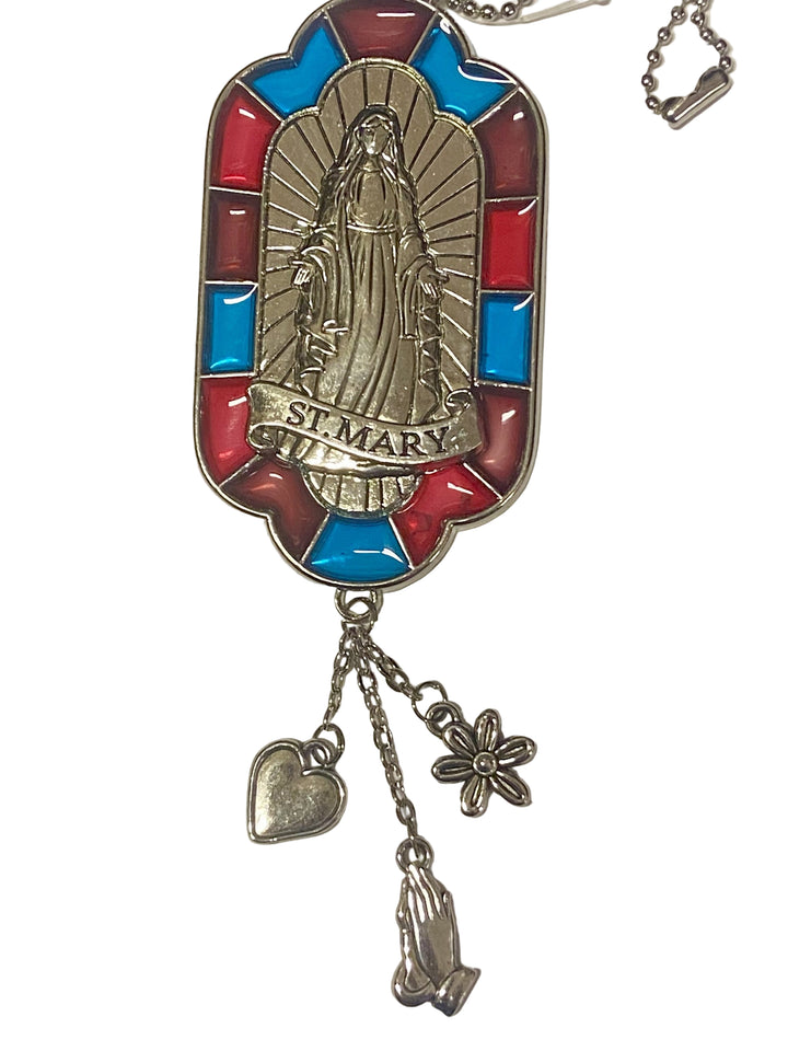 5" Stained Glass Saint Charm