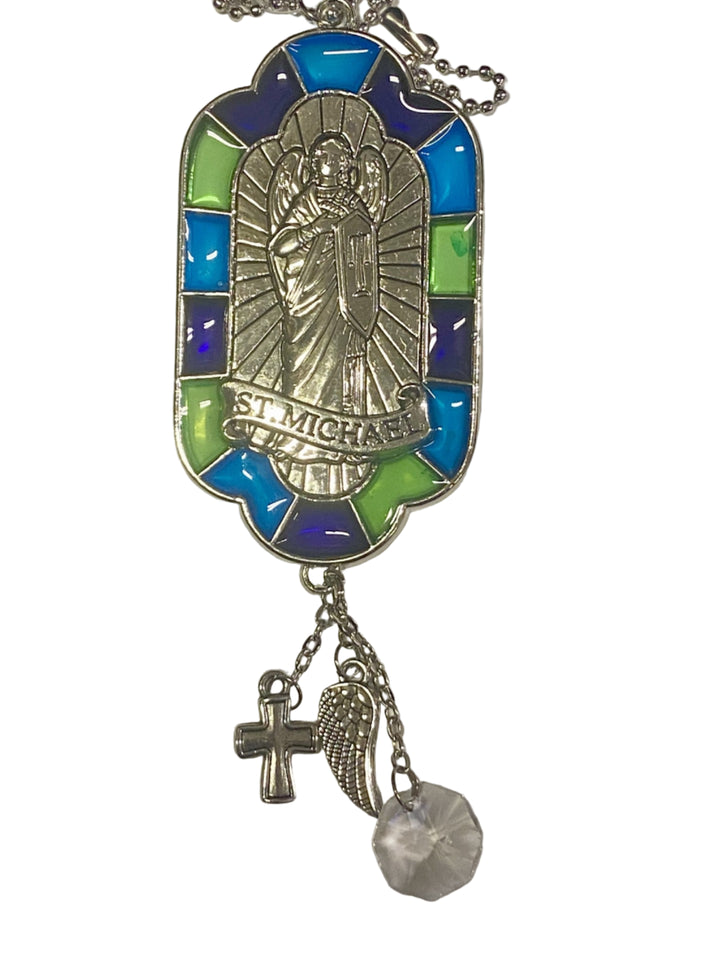 5" Stained Glass Saint Charm
