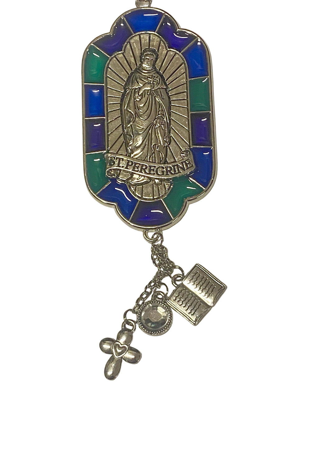 5" Stained Glass Saint Charm