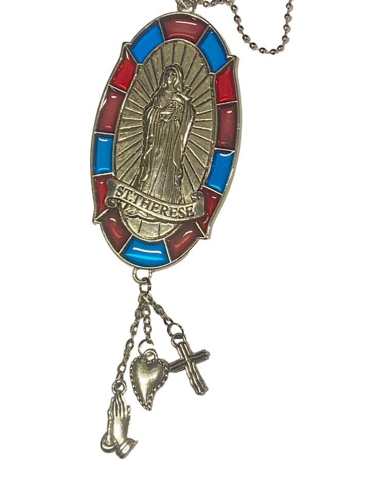 5" Stained Glass Saint Charm
