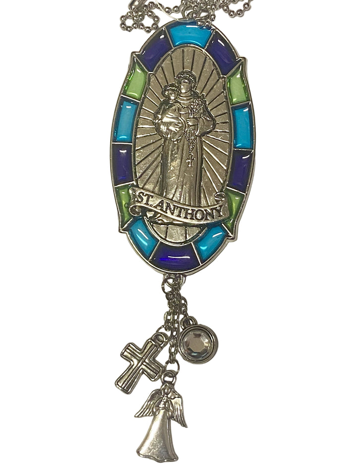 5" Stained Glass Saint Charm