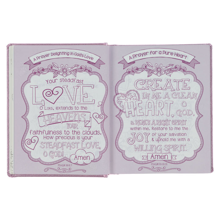 Metallic Pink Faux Leather My Creative Bible for Girls - an ESV Journaling Bible