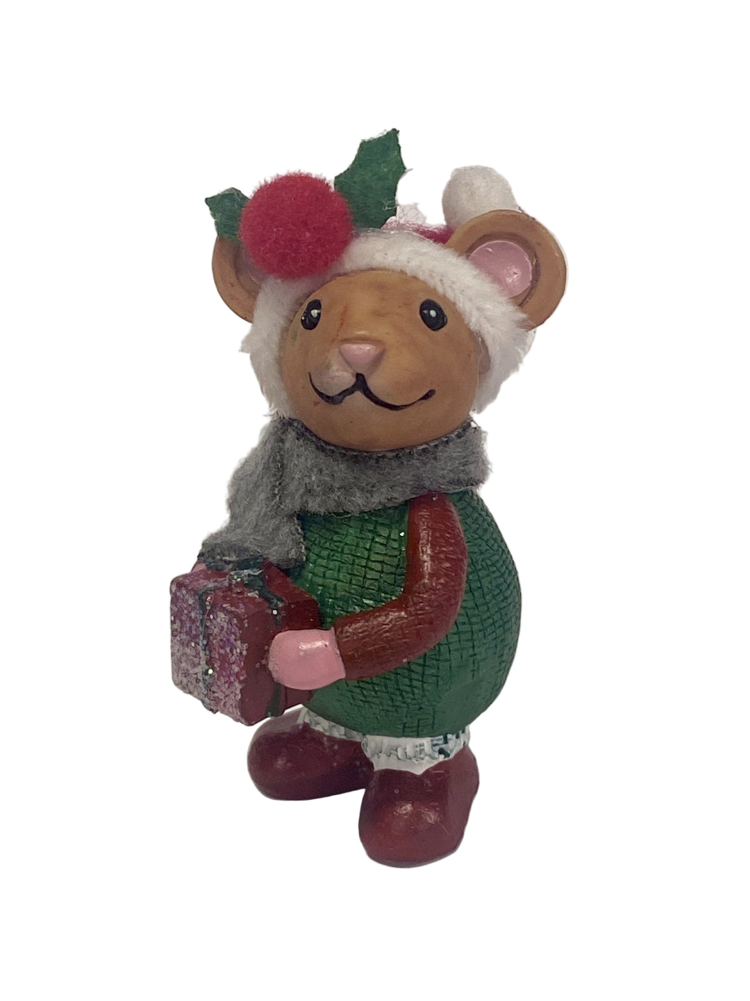 1.75" Santa's Little Helper Mouse
