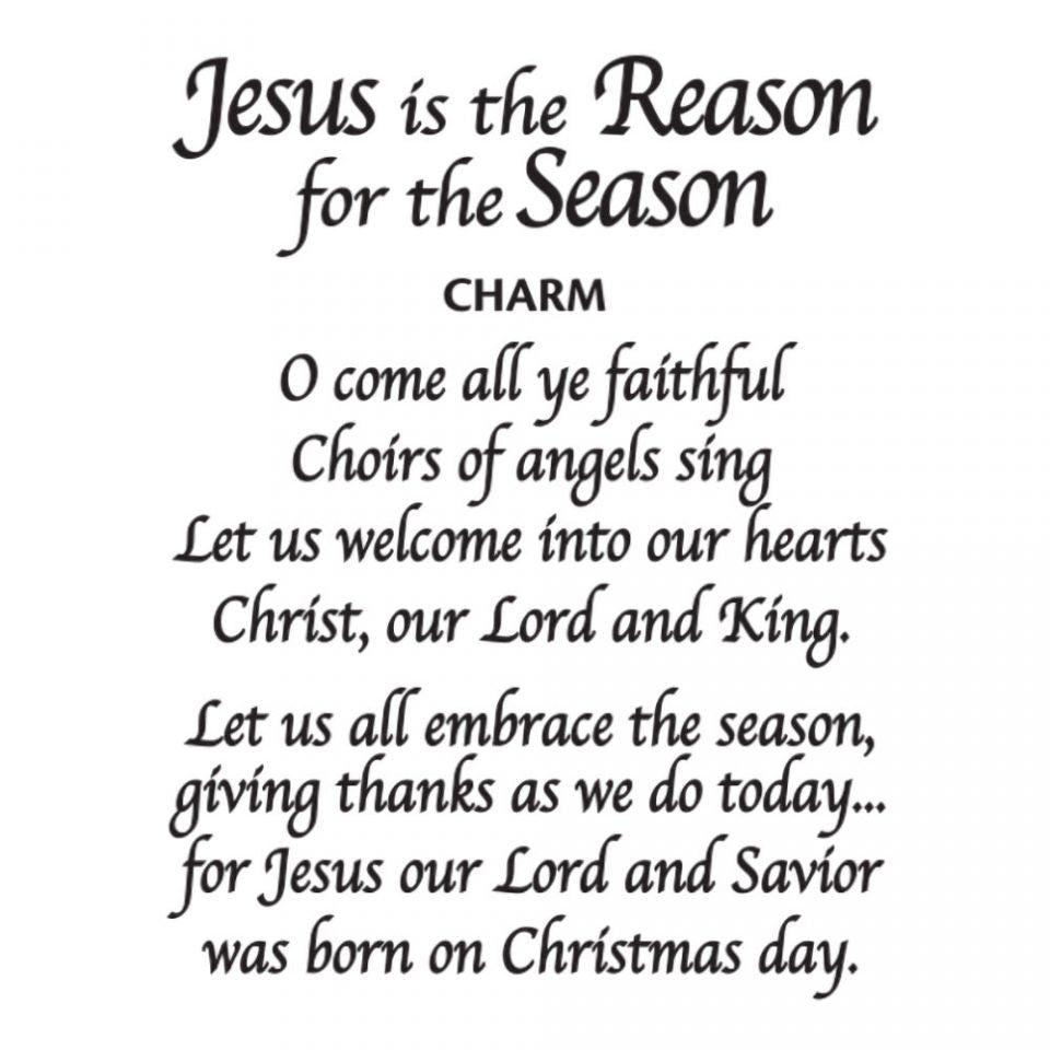 Jesus is the Reason for the Season Charm