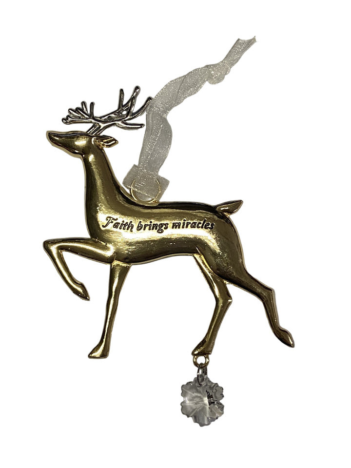 3.5" Oh deer, Christmas is here! Ornaments