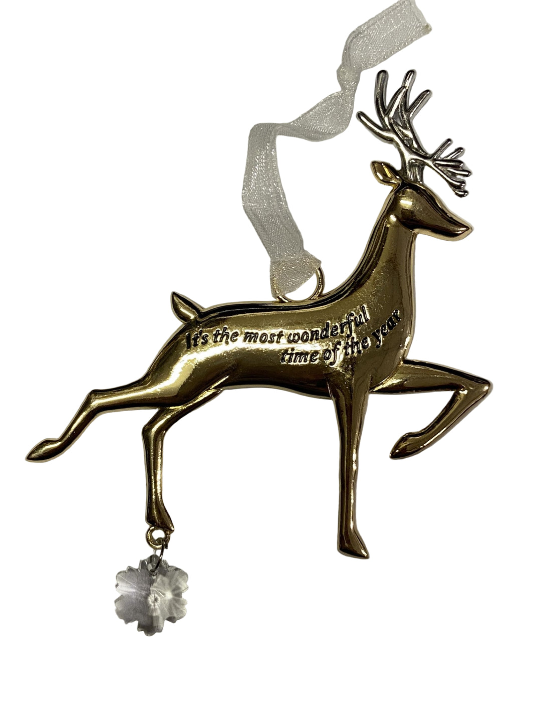 3.5" Oh deer, Christmas is here! Ornaments