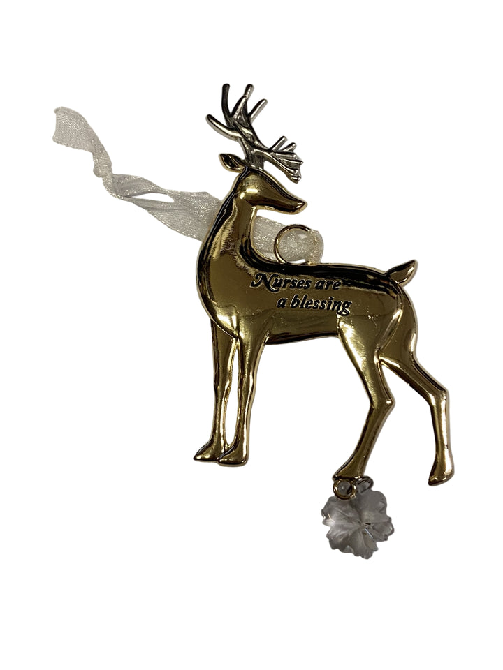 3.5" Oh deer, Christmas is here! Ornaments