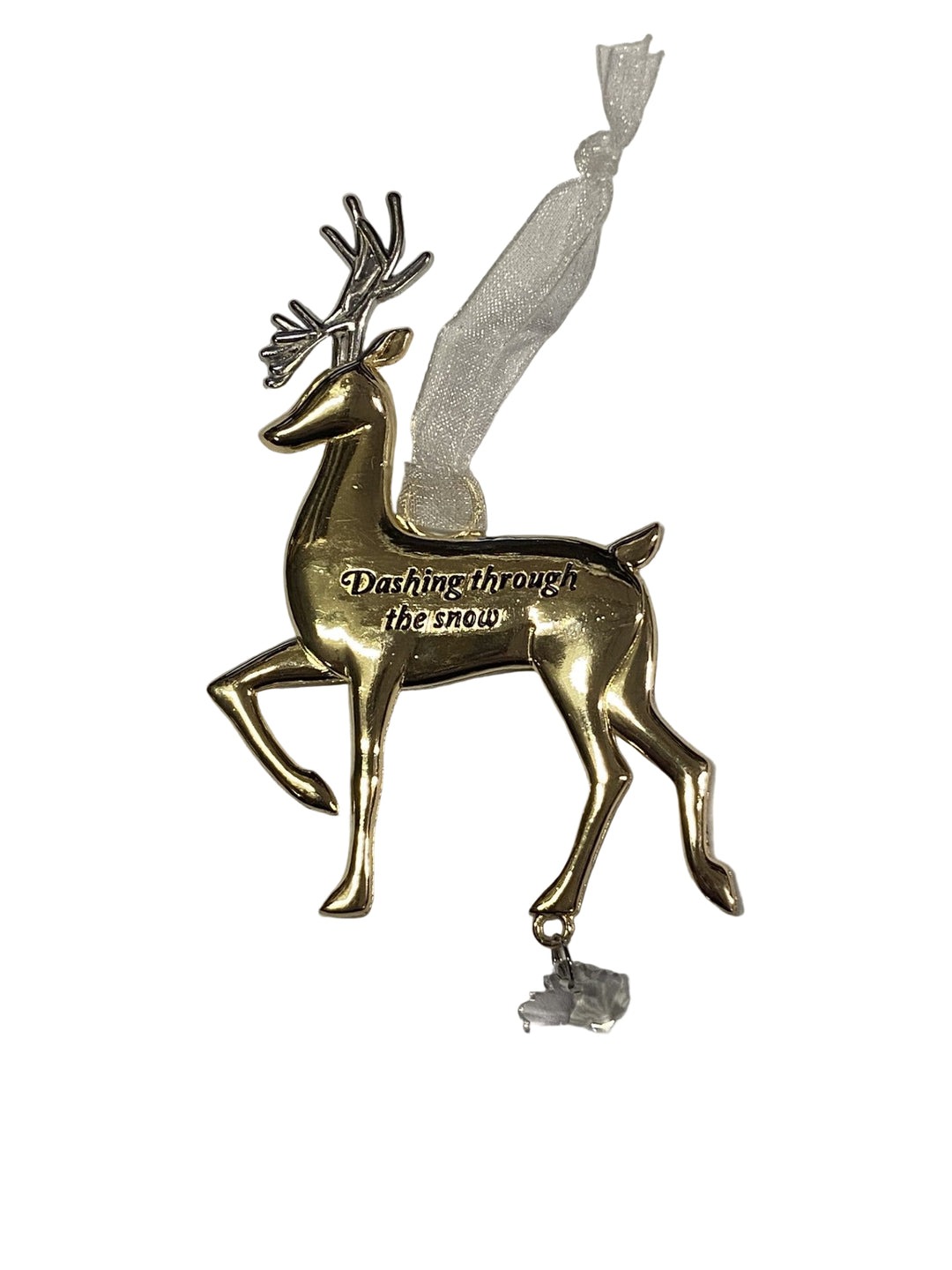 3.5" Oh deer, Christmas is here! Ornaments