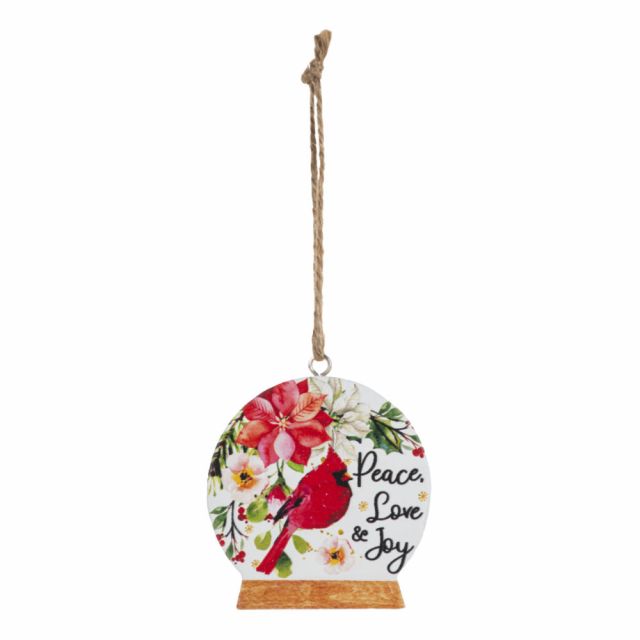 Peace, Love & Joy Ornament