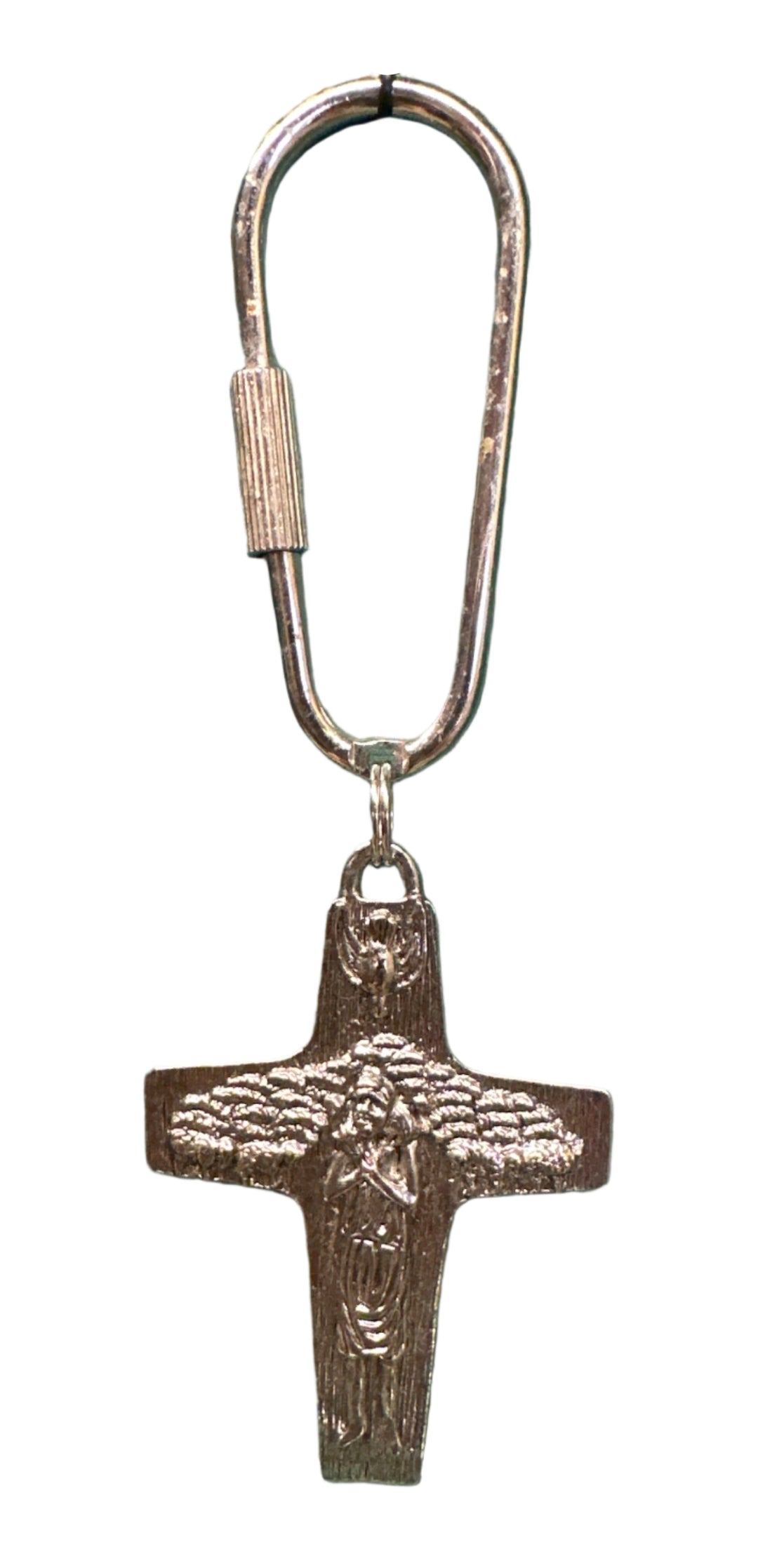 Pope Francis' Silver Crucifix Key Chain