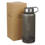 Faith Dusty Brown Stainless Steel Water Bottle - Matthew 17:20