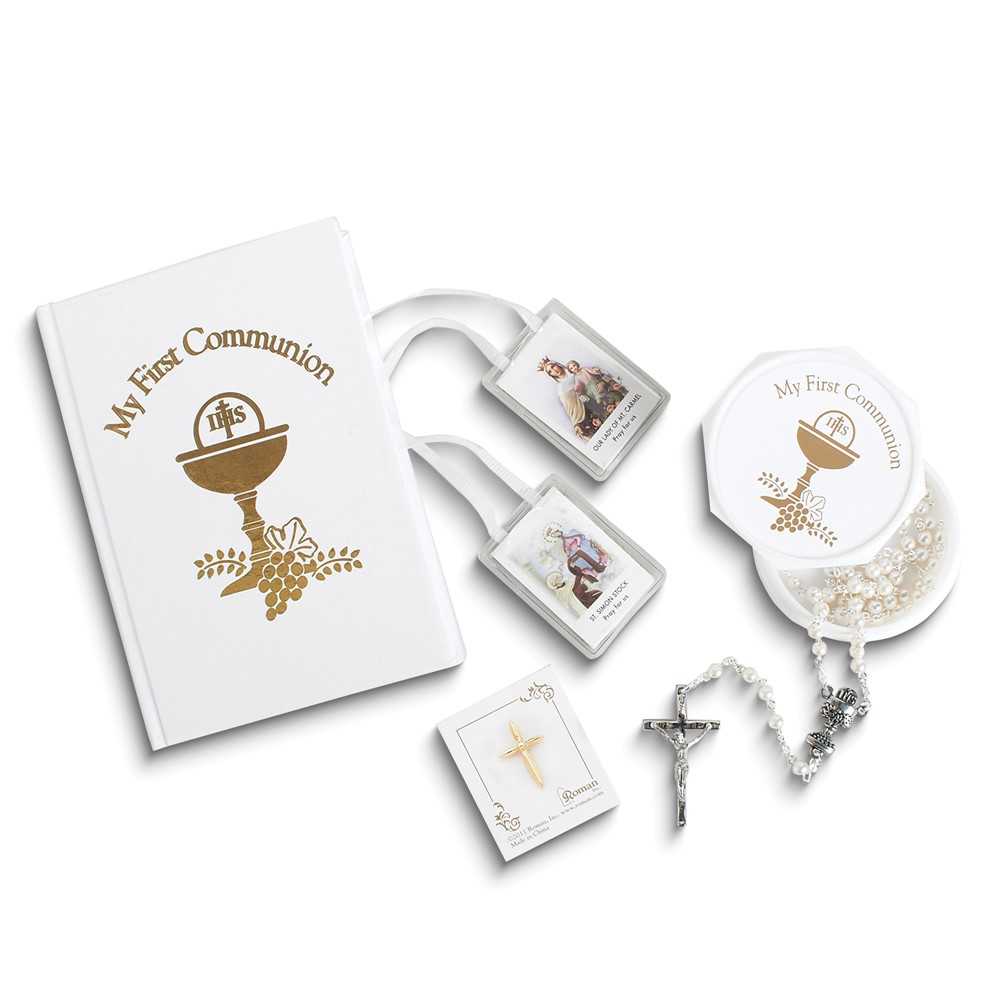 First Holy Communion Gift Set for Girls - 5 Piece Set